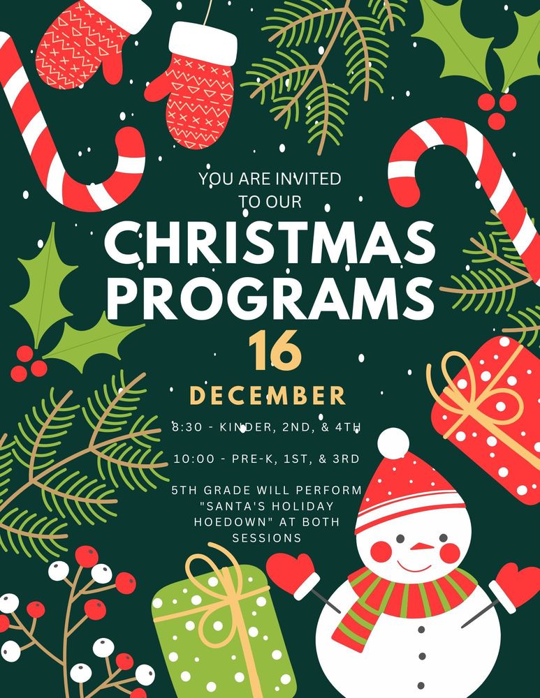 christmas programs 