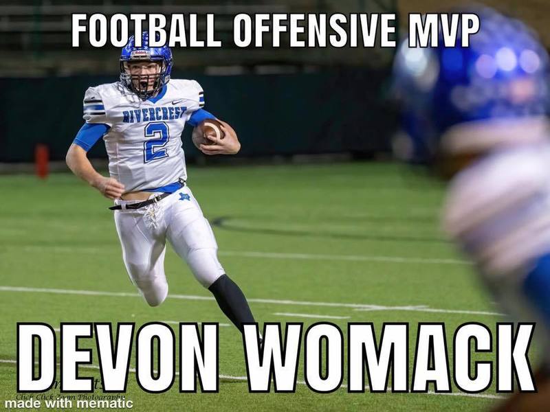 Football Offensive MVP Devon Womack Football Offensive MVP Devon Womack