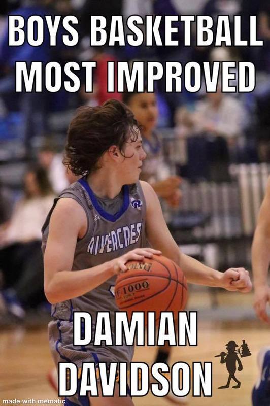 Boys Basketball Most Improved Damian Davidson Boys Basketball Most Improved Damian Davidson